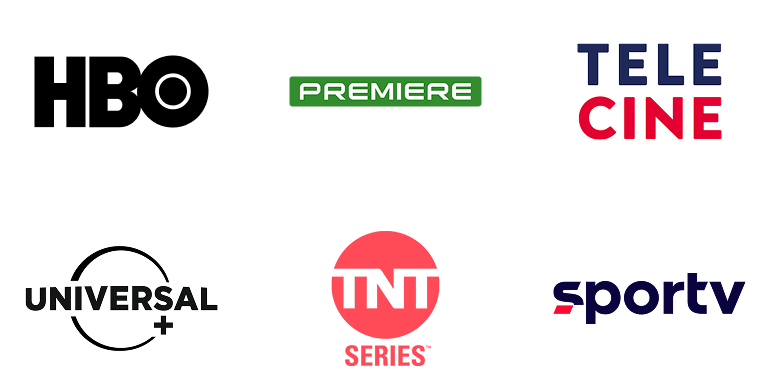 Canais destaques do plano Emoção Total